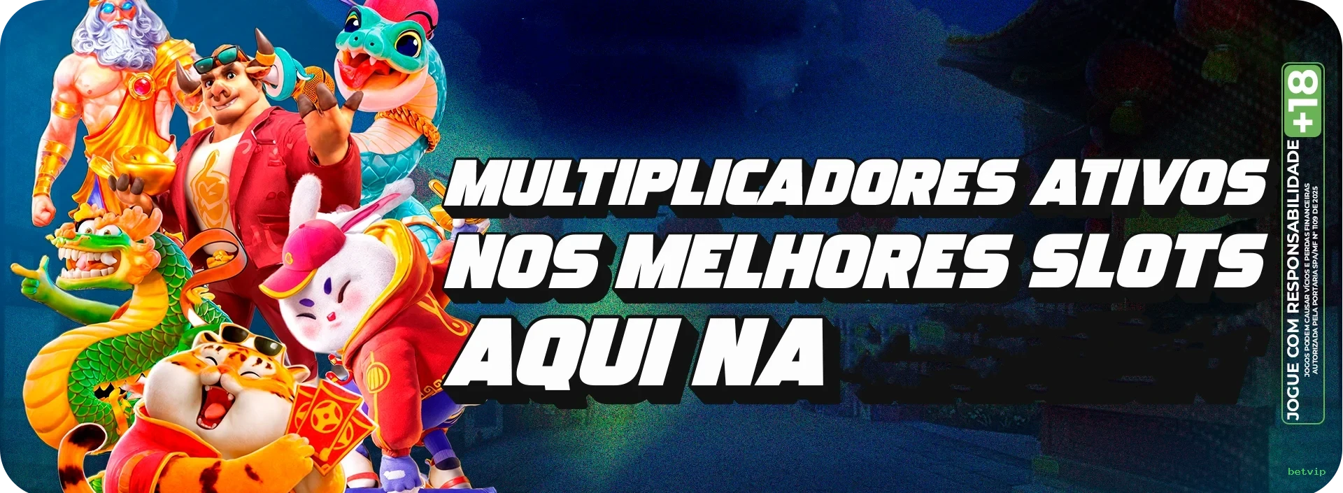 Bônus boas-vindas betvip R$100